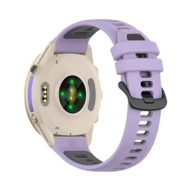Imagem de Pulseira De Silicone Bicolor Para Garmin Forerunner 970 955 Solar 945 