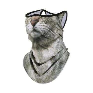 Imagem de Cachecol Mágico 3D De Animais, Aquecedor De Pescoço Respirável, Máscar