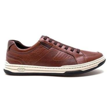 Imagem de Sapatenis Masculino Denim Jay Democrata 151401 Conhaque 40-Masculino