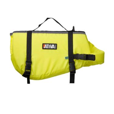 Imagem de Colete Salva-Vidas Ativa Pet Vest Tamanho GG 36 a 55 kg Com Alça de Segurança