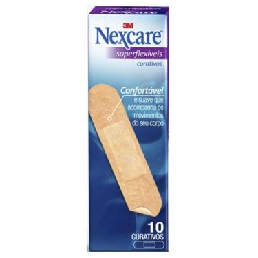 Imagem de Curativo Nexcare Superflexivel Tradicional com 10 Unidades 3M - 3 M
