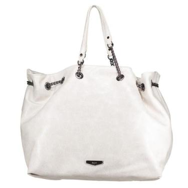 Imagem de Bolsa Feminina Grande Ellus Gym Sac Steph Confortável, Branco off whit