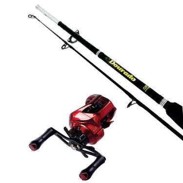 Imagem de Vara Pesca Dourado 1,65m 30lbs + Carretilha Luke Red Esquerda - Maruri