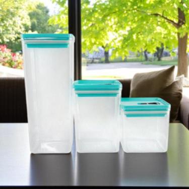Imagem de Potes de Alimentos Kit Organizador Hermético Dubai 5 Litros  Distribuí