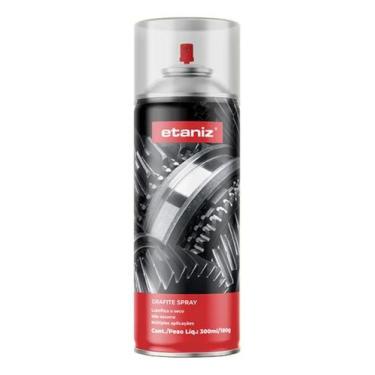 Imagem de Grafite Spray Lubrificante 300ml 180g Alta Proteção Antiferrugem Seco 