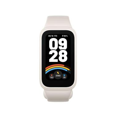 Imagem de Pulseira Inteligente Xiaomi Band 9 Active M2435B1 Tela 1,47 Monitoramento de Saúde Bateria 18 Dias Bege