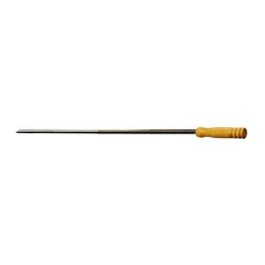 Imagem de Espeto para Churrasco 1107ARF para Carne 65cm Metal e Madeira com Cabo Térmico para Churrasqueira Aramefer