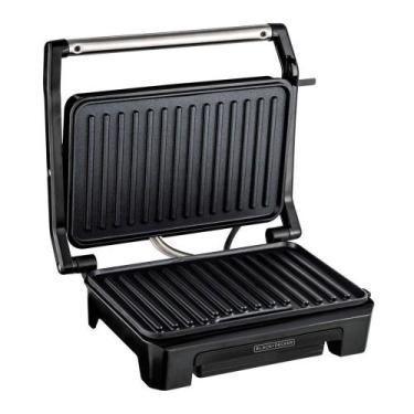 Imagem de Grill Elétrico Black & Decker PressGrill G1200 Preto 220V - BLACK+DECK