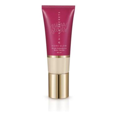 Imagem de Base Líquida Niina Secrets Hidra Glow Cor 00 30ml Tom Claro - Eudora
