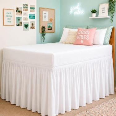 Imagem de Saia para Cama Cottington Lane Twin XL 91x203cm com Caimento de 91cm B