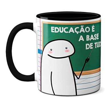 Imagem de Caneca Presente Obrigado Professor Pelos Seus Ensinamentos (Preta)