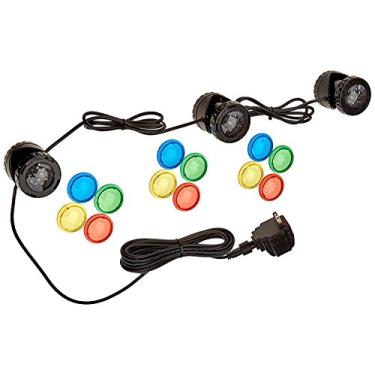 Imagem de Jebao 3 peças submersíveis de luzes de lago de 12 LEDs para fonte de água peixes lago jardim de água