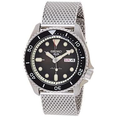 Imagem de Seiko Relógio masculino automático 5 Sports, Cinza escuro