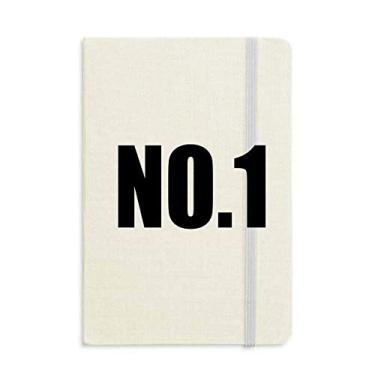 Imagem de Lucky No. 1 Caderno com nome de números, capa dura para diário clássico A5 presente