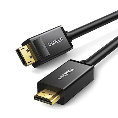 Imagem de UGREEN 4K 30Hz UHD DP para cabo HDMI macho para macho Displayport para cabo de vídeo HDMI DisplayPort para cabo de monitor HDTV - 3 metros
