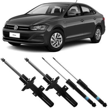 Imagem de 4 Amortecedor Polo Virtus 2018 A 2021 Dianteiro Traseiro