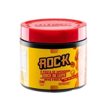 Imagem de Pasta De Amendoim Whey Rock (600G) - Sabor: Doce De Leite C/ Whey Rock