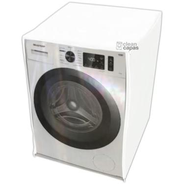 Imagem de CAPA PARA LAVADORA FRONTAL BRASTEMP 9KG BWJ09AB TRANSPARENTE (BRANCO)