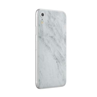 Imagem de Skin Adesivo Traseira Fibra Carbono e outros modelos Para iPhone XR (Mármore Carrara)