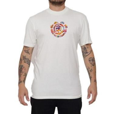 Imagem de Camiseta Element Shroom Tree Masculina Off White