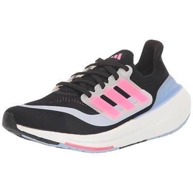Imagem de adidas Tênis feminino Ultraboost 23, Preto/Rosa lúcido/Azul Dawn, 42