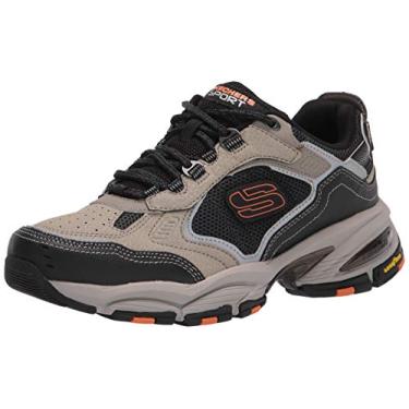 Imagem de Skechers Tênis masculino Oak Canyon Redwick, cinza-acinzentado/preto, 48, Castanho-acinzentado/preto, 46