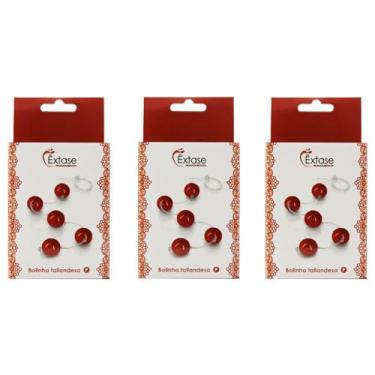 Imagem de Bolinha Tailandesa Metal Color 2Cm 05 Unidades Êxtase