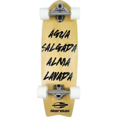 Imagem de Skate Simulador de Surf Mormaii Água Salgada, Alma Lavada Bel, Bege, Ú