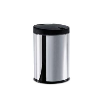Imagem de Lixeira Press com Tampa Brinox Decorline 4 L - Ø 17 x 25 cm Aço Inox