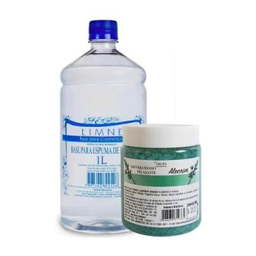 Imagem de Kit Banheira 1L Espuma Banho E Sais de Banho Alecrim 900gr - Embaleve 