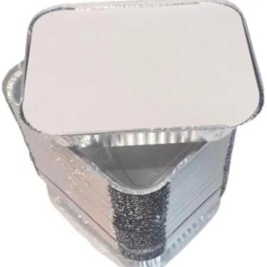 Imagem de Embalagem Marmitex com tampa 500ml Mello. Caixa com 100 Unidades - Mel