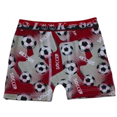 Imagem de Kit Com 12 Cuecas Boxer Infantil Box Microfibra Estampadas - LOOK, Est