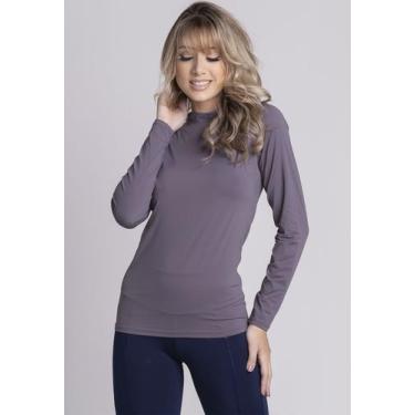 Imagem de Blusa Vekyo Feminina Manga Longa Proteção UV Segunda Pele Térmica, Hom
