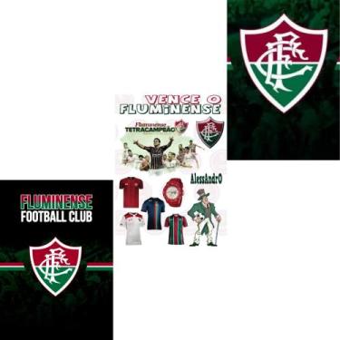 Imagem de Placa Decorativa Time Fluminense 3 No Tamanho 21 X 29 Em Mdf - placa f
