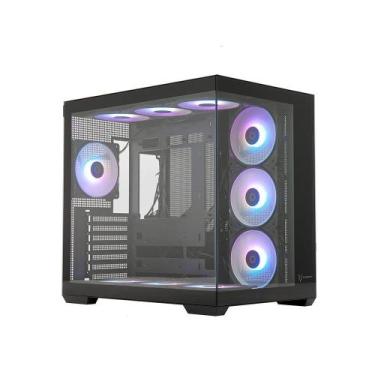 Imagem de Gabinete Gamer Husky Dome 900, Mid Tower, Iluminação ARGB, ATX, Latera