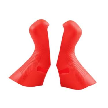 Imagem de Vaveren 2pcs shifter freio de alavanca capa, alavanca de freio de bicicleta de estrada para R5 R7 R9 RX, Vermelho