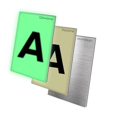 Imagem de Números de casa para fora da letra A - Brilha no escuro