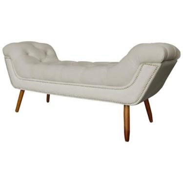 Imagem de Recamier Sofá Divã Namoradeira Sienna 195cm King  Suede - Fina Mobília