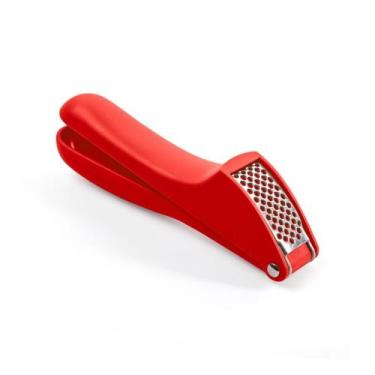 Imagem de Amassador De Alho Tambor Removível Moedor Espremedor Vermelho Uz