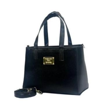 Imagem de Bolsa Feminina linda Tote transversal Ventureles tamanho médio, Preto