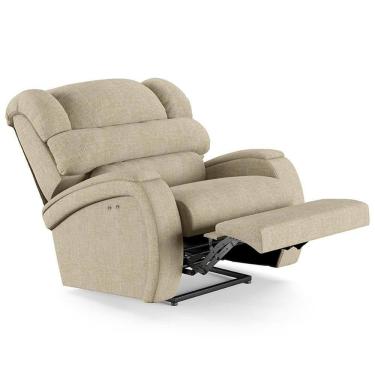 Imagem de Poltrona Do Papai Reclinável Kalie Power Touch Usb Fh9 Linho Bege - Mpozenato