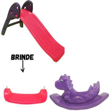 Imagem de Monte agora Brinquedo Escorregador Baby Kids 2 Degraus Infantil - Esco
