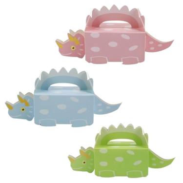 Imagem de LAEYIAP Caixas De Lembrancinhas Dinossauro Para Aniversário, Caixa Doces Festa Dinossauro, Decoração Mesa Papel Suprimentos Aniversário (12)