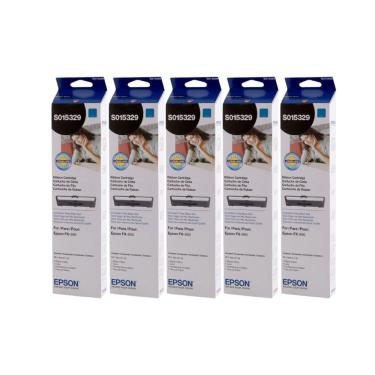 Imagem de Kit 05 Unidades Fita Epson S015329 Matricial Fx-890 Original