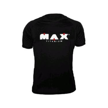 Imagem de Camiseta Preta Max Titanium - Tamanho: EG