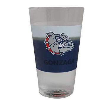 Imagem de Sunkiss Unlimited Mudança de cor! NCAA ThermoC Exray Pint Glass (Gonzaga Bulldogs)