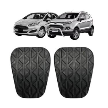 Imagem de Kit Capa Pedaleira New Fiesta New Ka Ecosport 2013 A 2020 - Mil Pecas