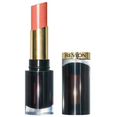 Imagem de Batom Super Lustrous Glass Shine Dewy Peach nº 019 3,1g - Revlon