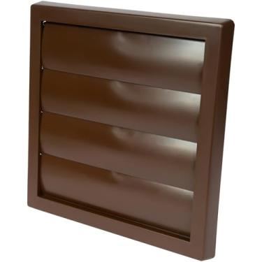Imagem de Vent Systems Capa de exaustão marrom de 15 cm - Exaustor de ventilação do secador - Tampa de ventilação do duto do secador - Tampa do exaustor de ar de ventilação - Grade de exaustão de ar de plástico