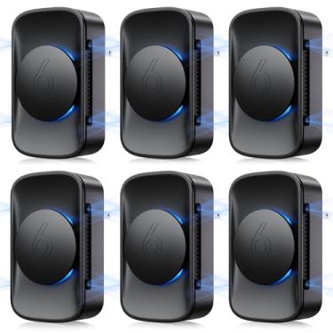 Imagem de Ionizador de ar plug-in para casa (pacote com 6), ionizador de ar silencioso de íons negativos para família, quarto, escritório, cozinha, mini eliminador de odor, limpador de ar de animais de